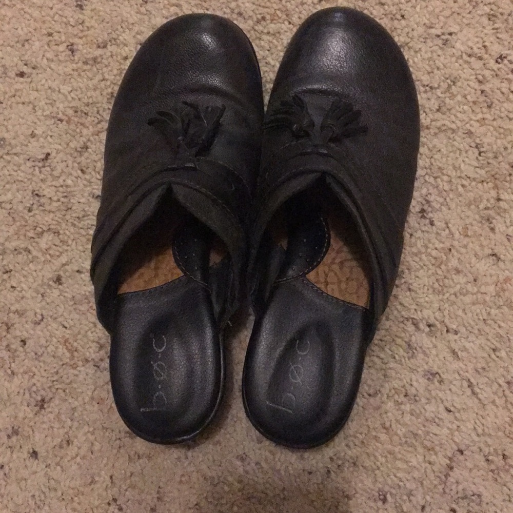 Black clogs